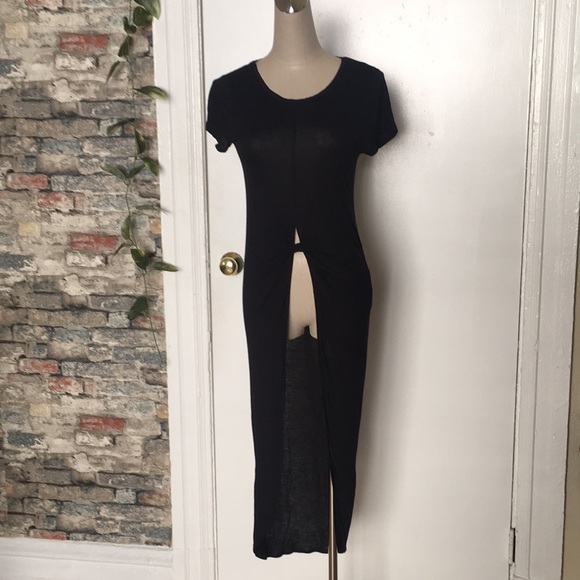 Cotton On High Low Black Top Sz XS - Picture 2 of 9